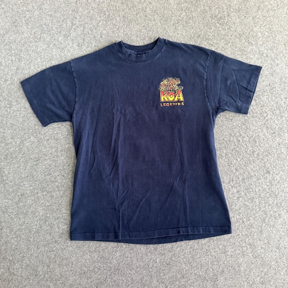 90s KOA Lengends Hawaiian Hanes Beefy Tee Medium
