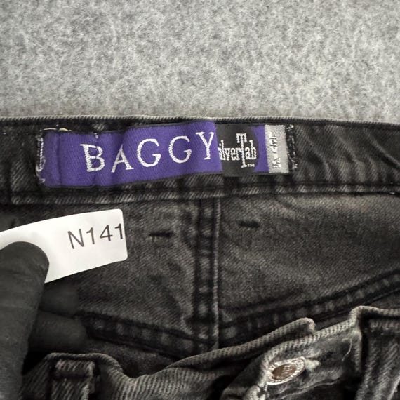 90s Levis Silvertab Black Baggy Denim Jeans 31 X 28 - Etsy