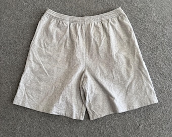 Pantalones cortos deportivos elásticos Aritzia TNA gris jaspeado, talla M