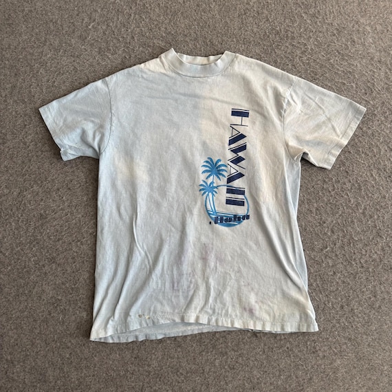 80s Hanes Hawaii Faded Beefy Tee Medium