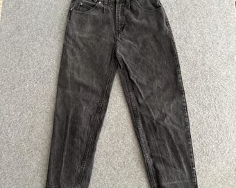 90er Jahre Levis Silvertab Schwarze Baggy Denim Jeans 31 x 28