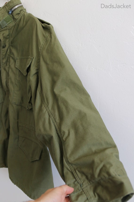 70s M65 Olive Drab US Army Field Jacket XL Gem