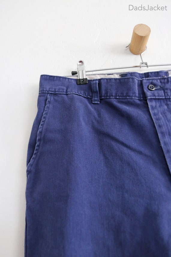 Azure Blue Basic Chino Slack Pants 32 x 27 - image 3