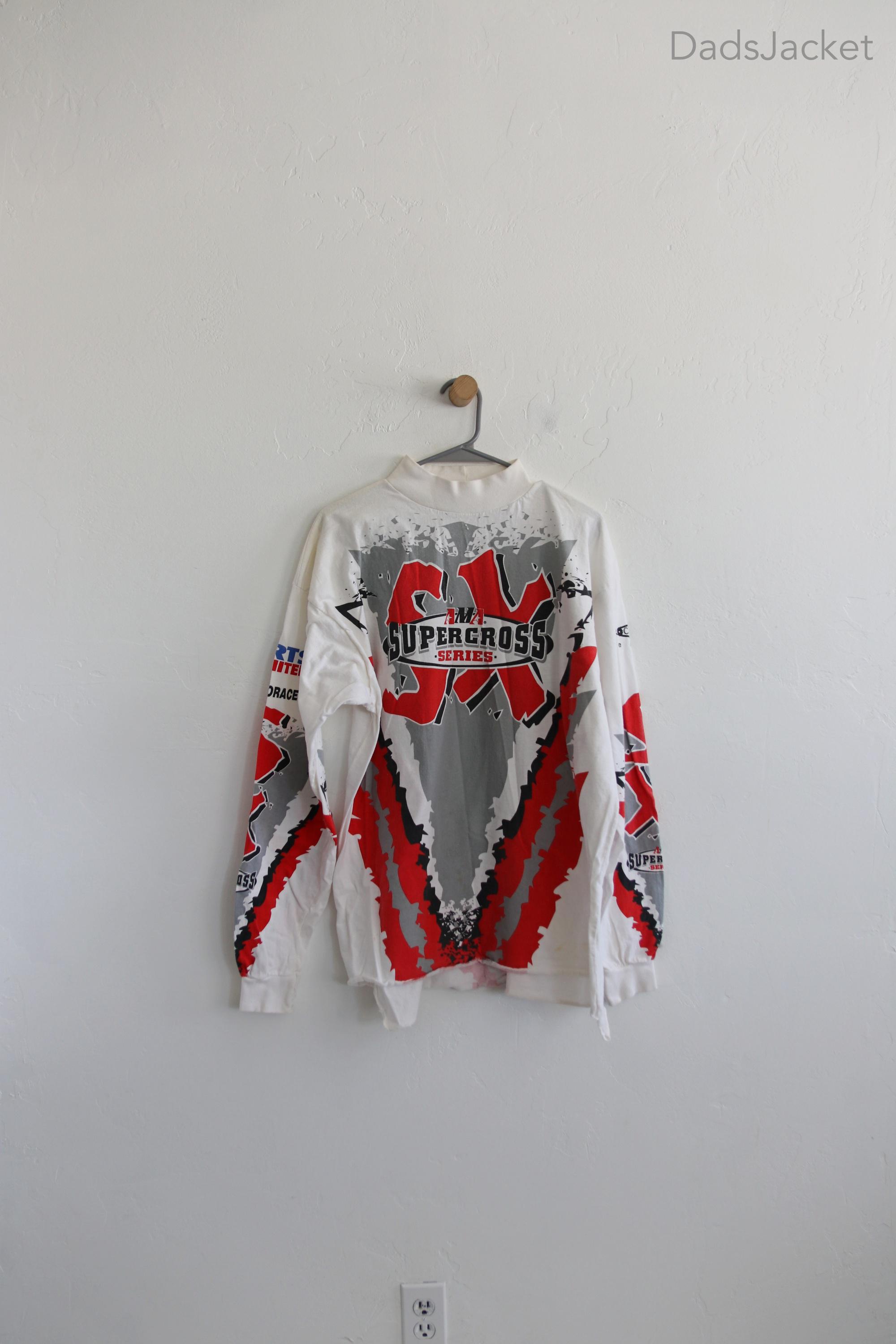 スーパークロス 90年代 AMA モトクロス レーシング 長袖ジャージシャツ