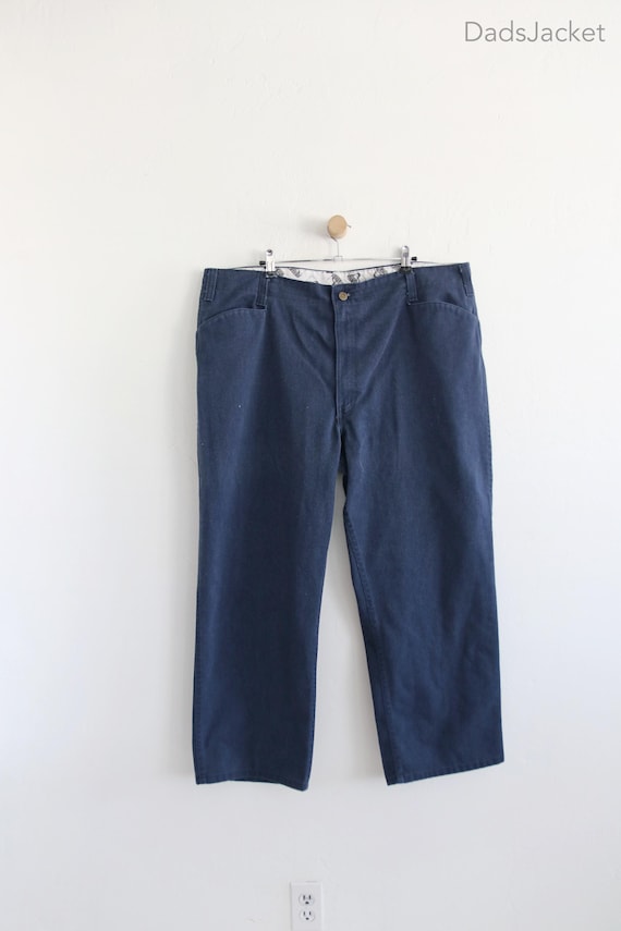 Ben Davis Navy Blue 698 Work Pant 40 X 25 - Etsy