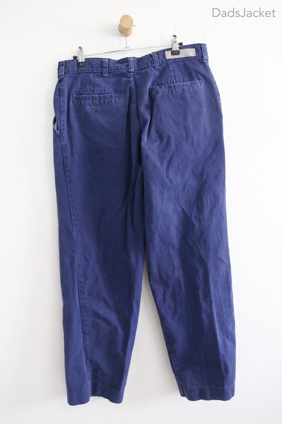 Azure Blue Basic Chino Slack Pants 32 x 27 - image 7