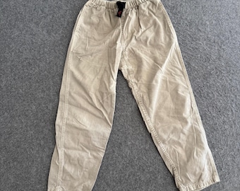 Gramicci Adjustable Khaki Cotton Canvas Pants Kids 10/12