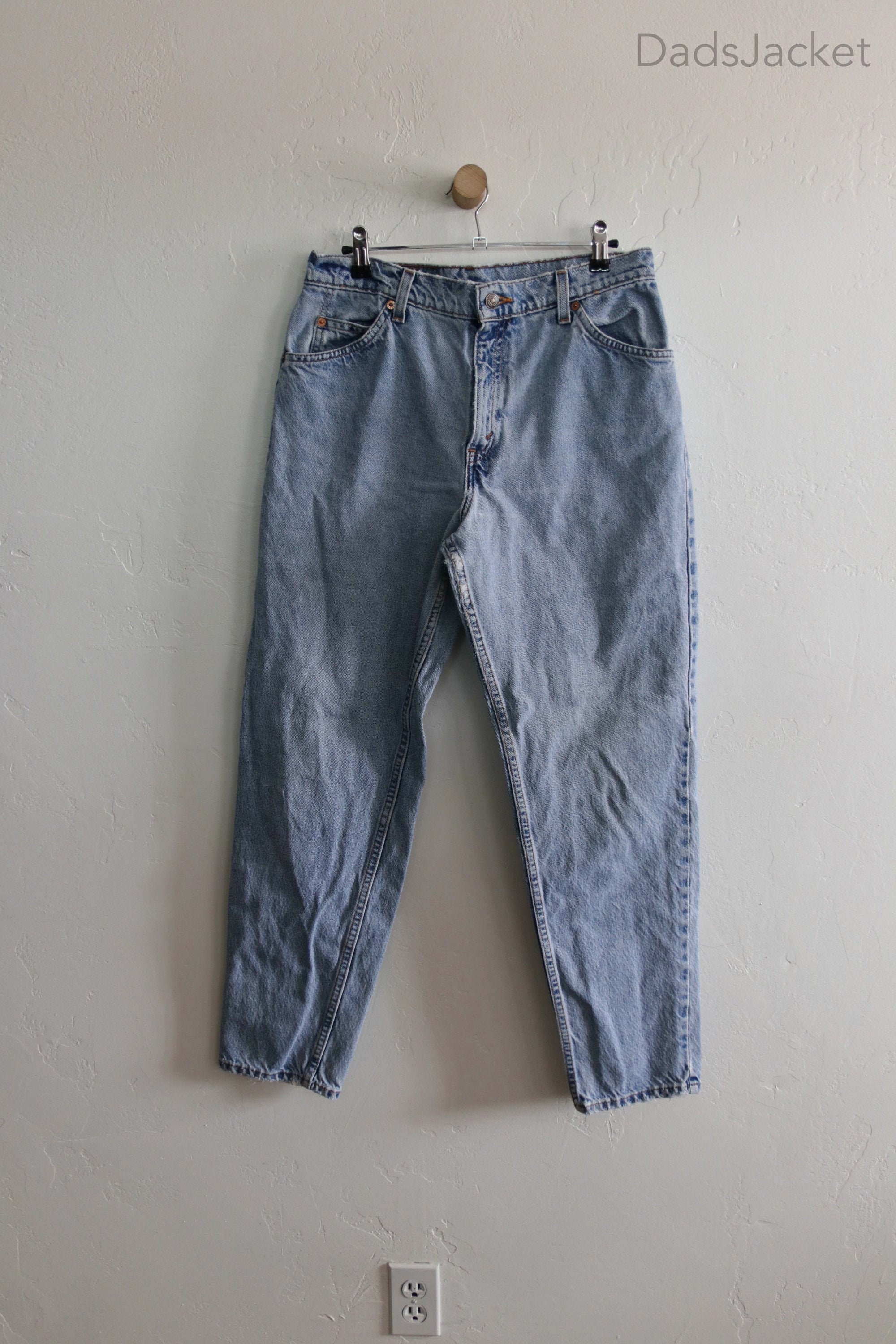 Levis 950 Orange Tab Light Wash Relaxed Fit Tapered Leg Denim  display picture 1