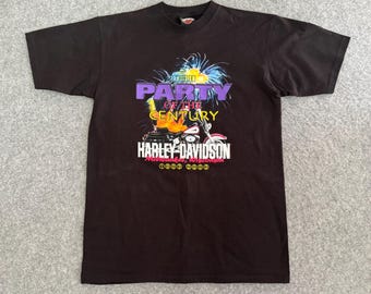 Harley Davidson Faded Big Shield Hottest Ride Crop Boxy 90s Y2k