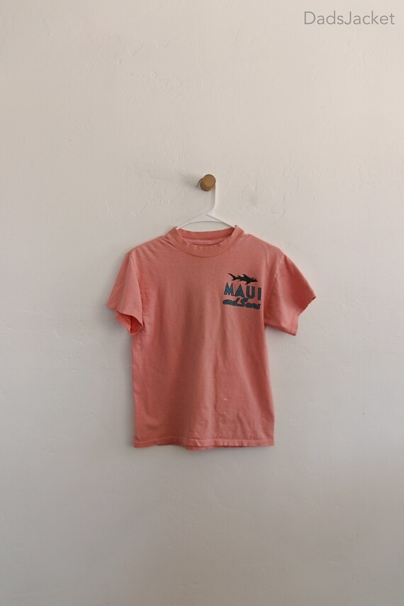 90s Surf Skate Maui and Sons Pink Single Stitch Te