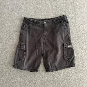 Short Cargo Technique Vintage Homme - Taille M - Beige - Années 2000