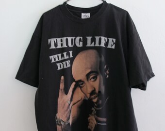Tupac Thug Life Shaka Wear Tee XL - Etsy