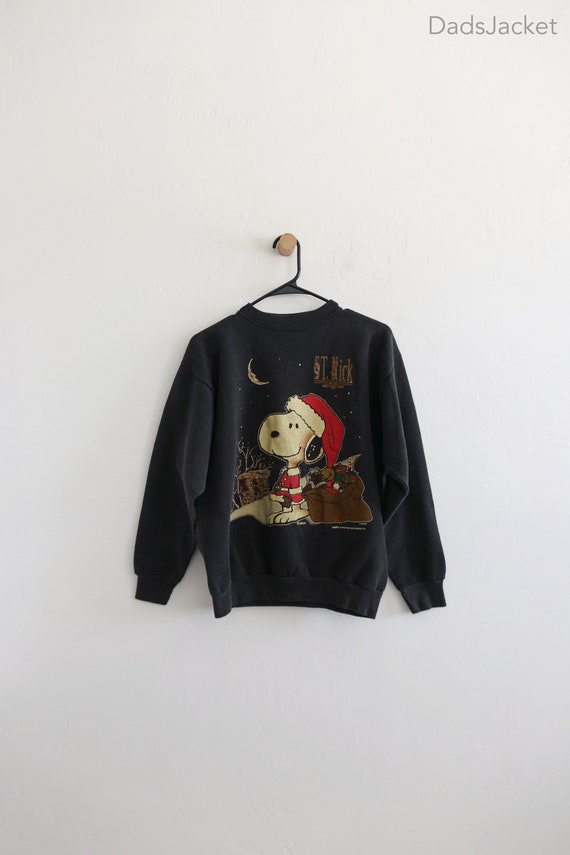 Snoopy St.Nick Christmas 90s Sweatshirt Medium