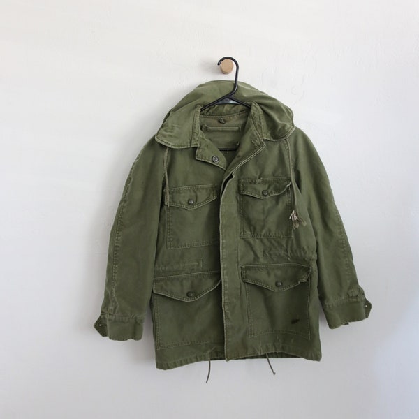 60s USAF Military Field Jacket Small