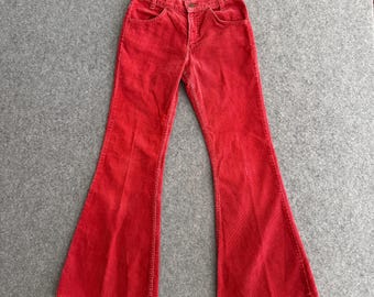 Pantalones acampanados Levis 512 de pana estilo años 70, 26" x 27".