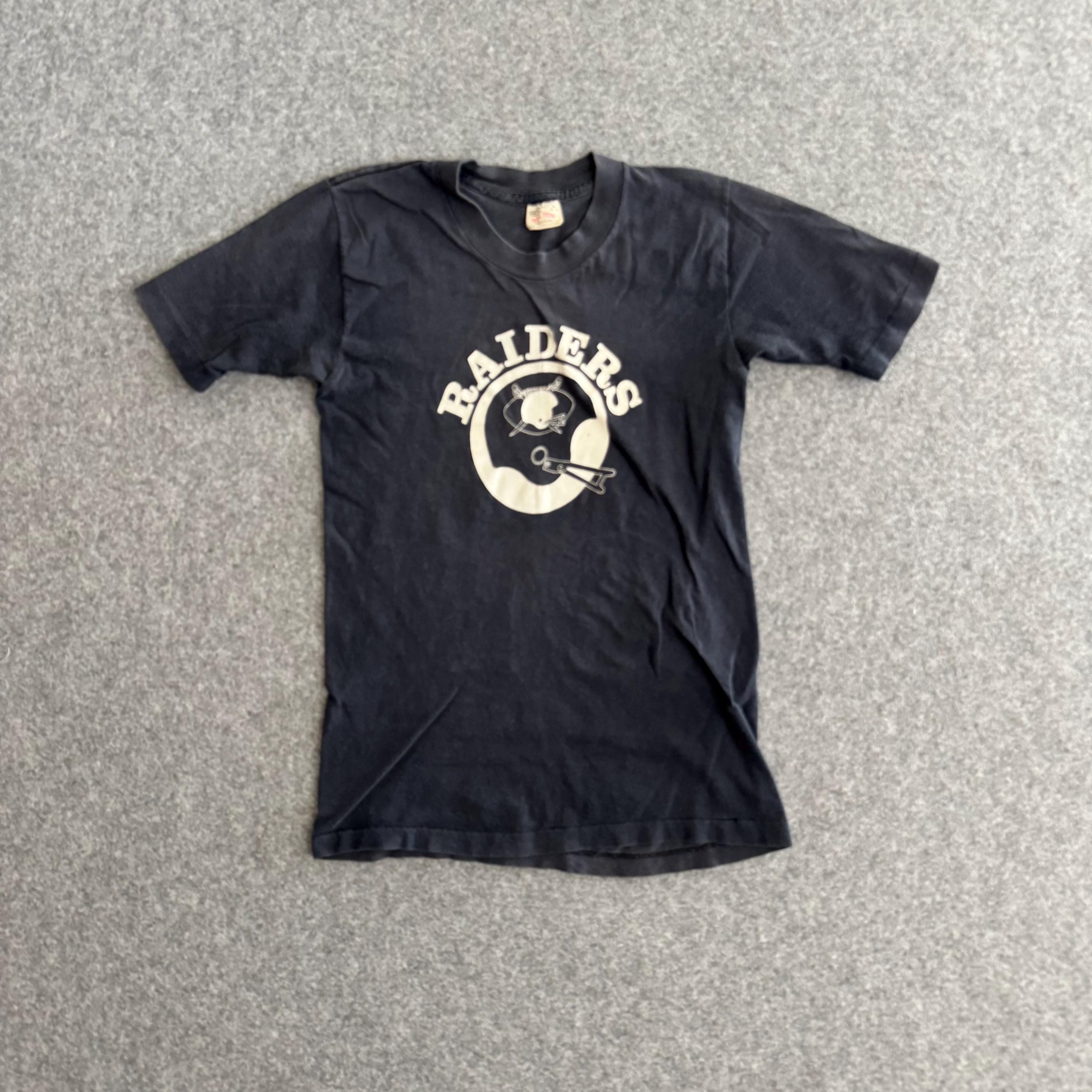 70s Oakland Raiders NFL Tee Vintage Belton Cotton Tee XS - Etsy