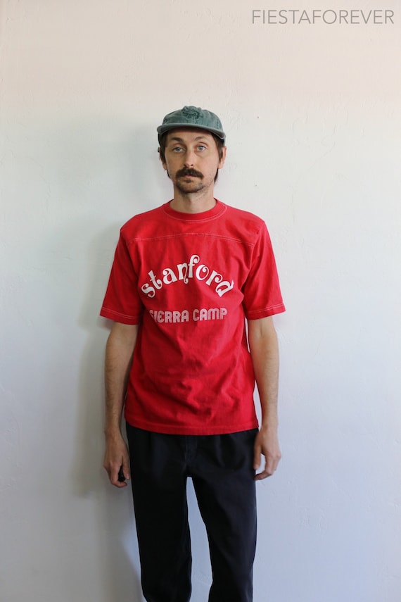70s Champion Stanford Sierra Camp Jersey Shirt Med