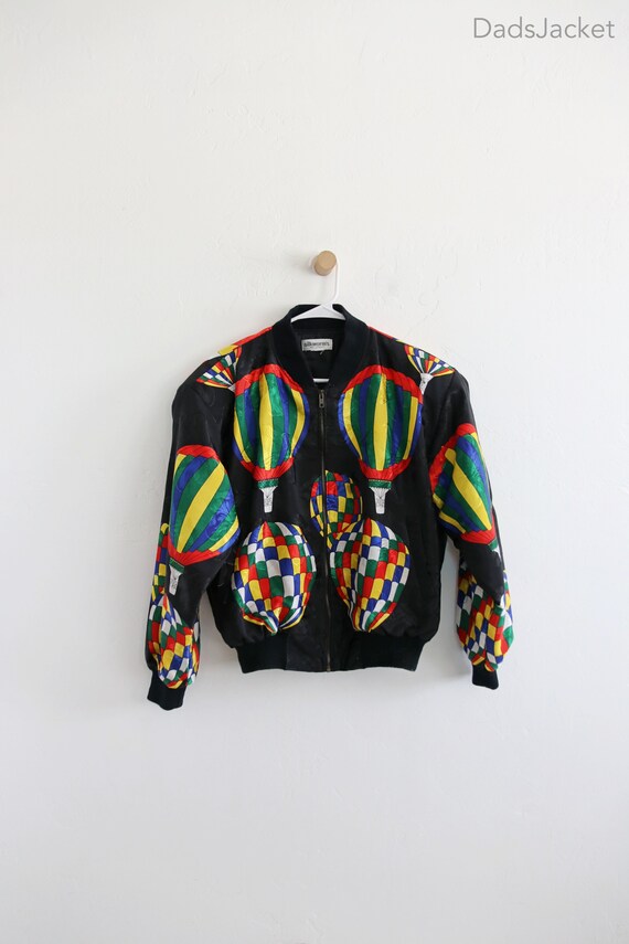 Hot Air Balloon 80s Jacket Womens Large