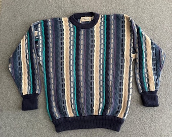 Coogi Style Cotton Traders 90s Knit Sweater Large