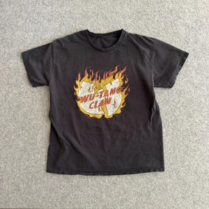 Wu-Tang Band Flame Tee Small