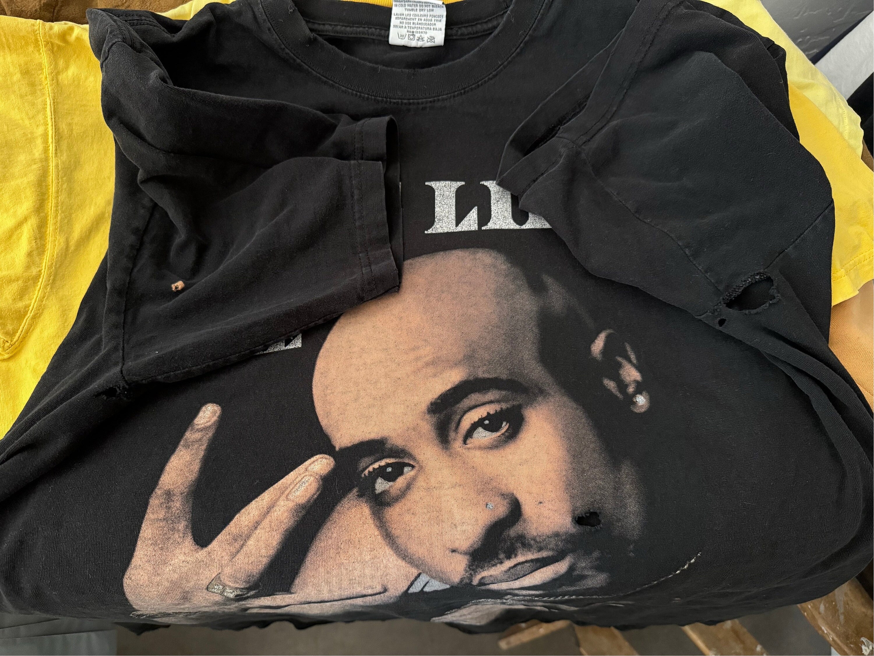 超希少 b-boy 90's Thug Life Tシャツ XL 2pac 黒 超希少 b-boy 90's Thug Life Tシャツ XL 2pac 黒