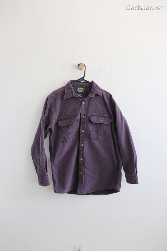 Purple Chamois 90s Long SLeeve Button Shirt XL
