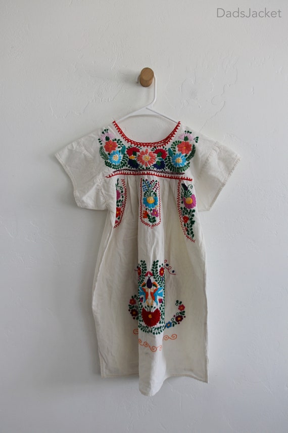 Girls Embroidered Mexican Sun Dress - image 2