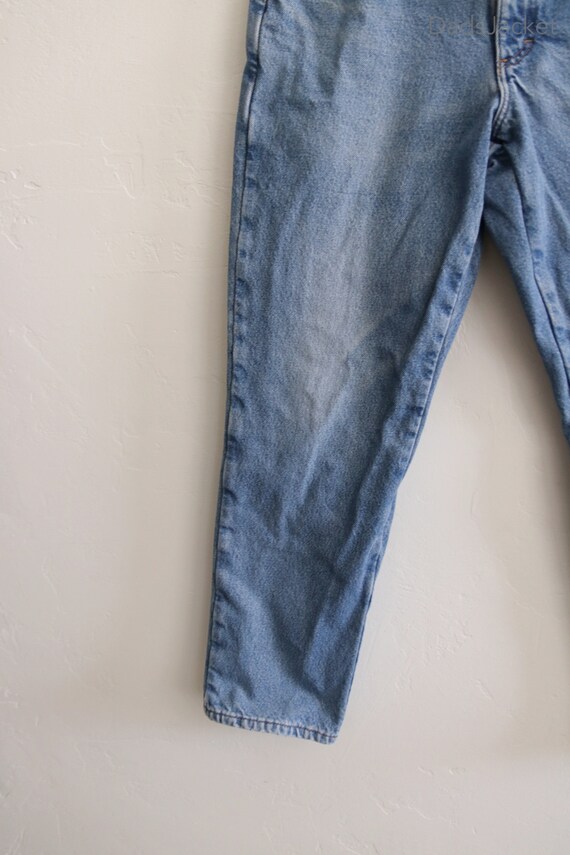 LL Bean 90s Flannel Lined Denim Jeans 31 x 27 - image 5