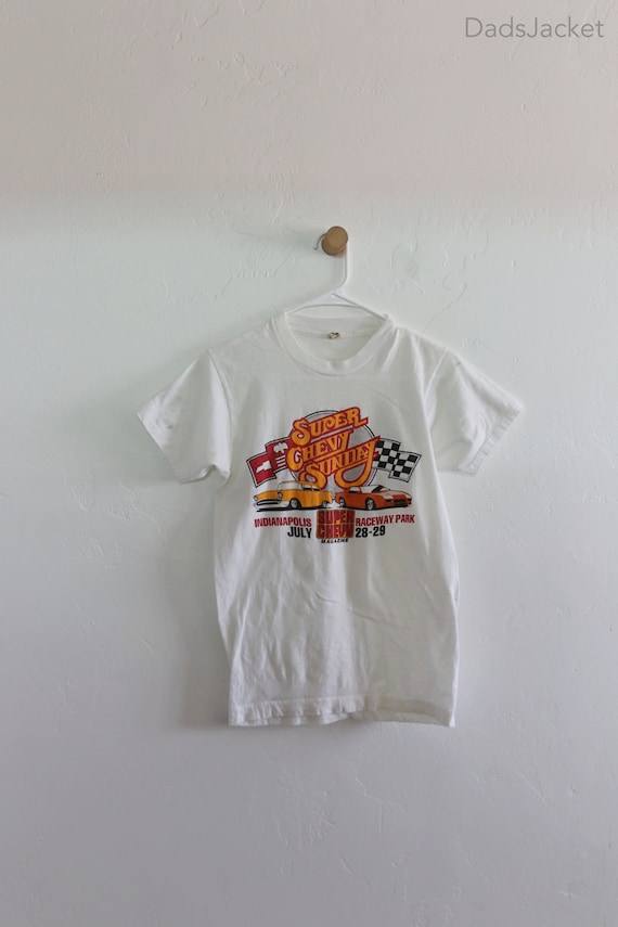 Super Chevy Sunday Car Show 80s Screen Stars Tee … - image 1
