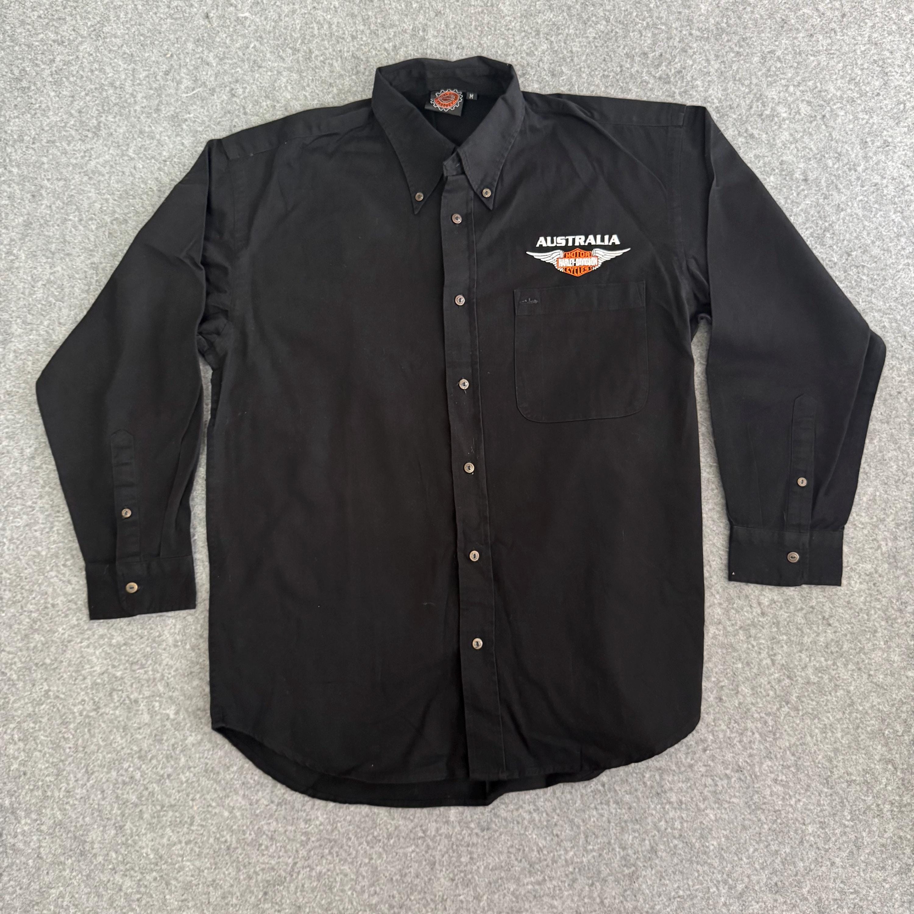 Vintage Harley Davidson Long Sleeve Shirt - Etsy
