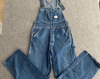 Odwen denim werkoverall uit de jaren 60, klein medium