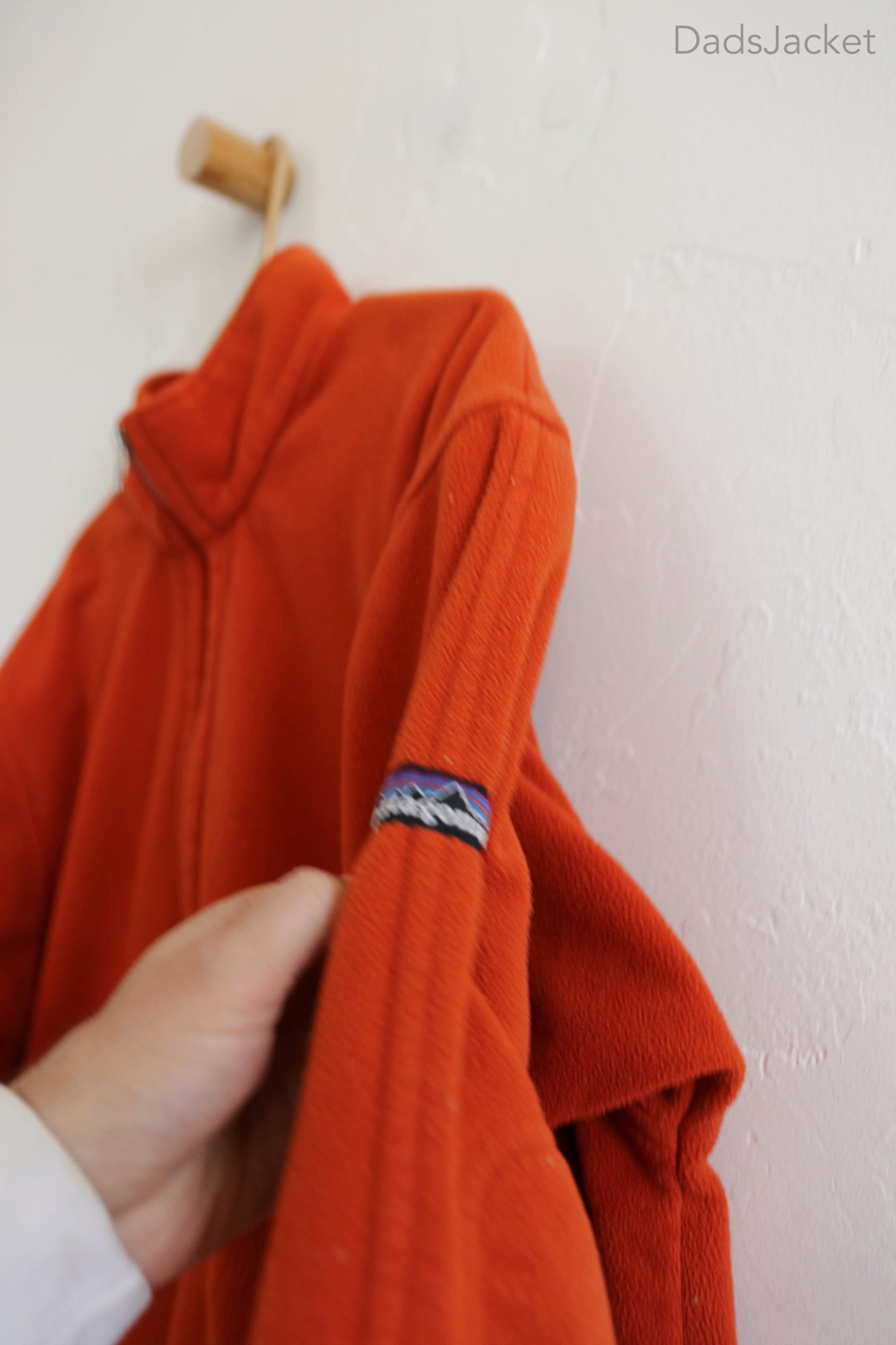 patagonia パタゴニア メンズ ジップジャケット M オレンジ フリース