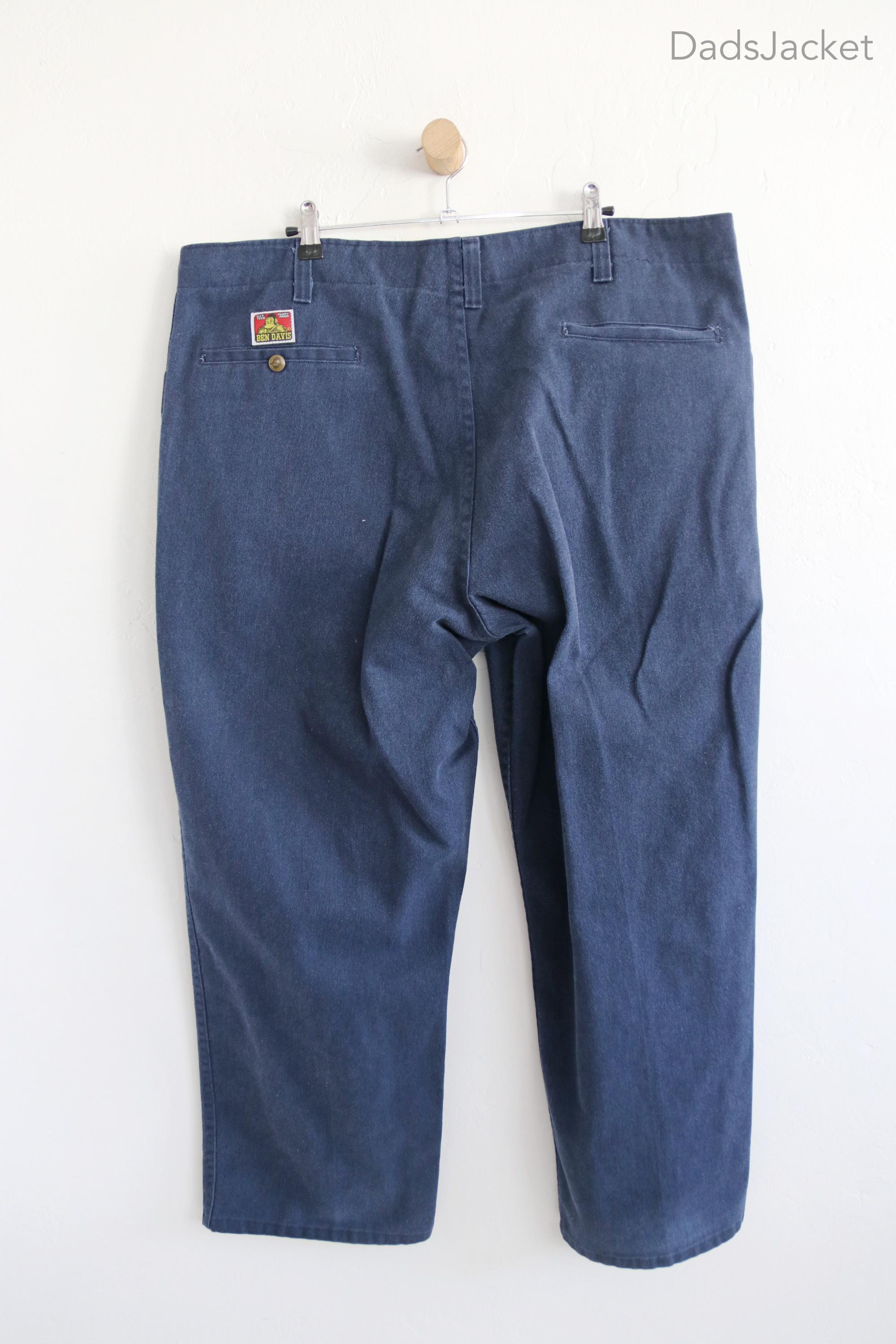 Ben Davis Navy Blue 698 Work Pant 40 X 25 - Etsy