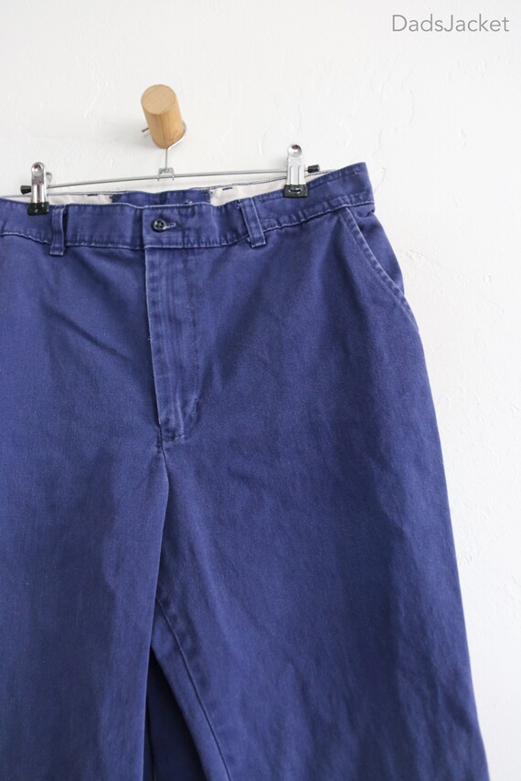 Azure Blue Basic Chino Slack Pants 32 x 27 - image 5