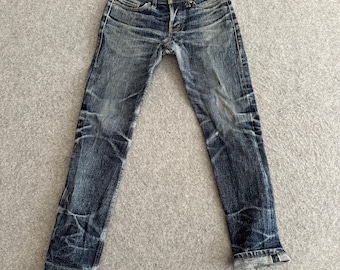 Naked and Famous Selvedge Denim Weird Guy Jeans 27 x 30
