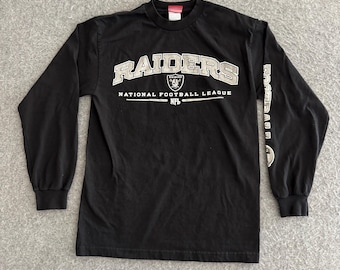 Raiders NFL T-shirt met lange mouwen, medium XL