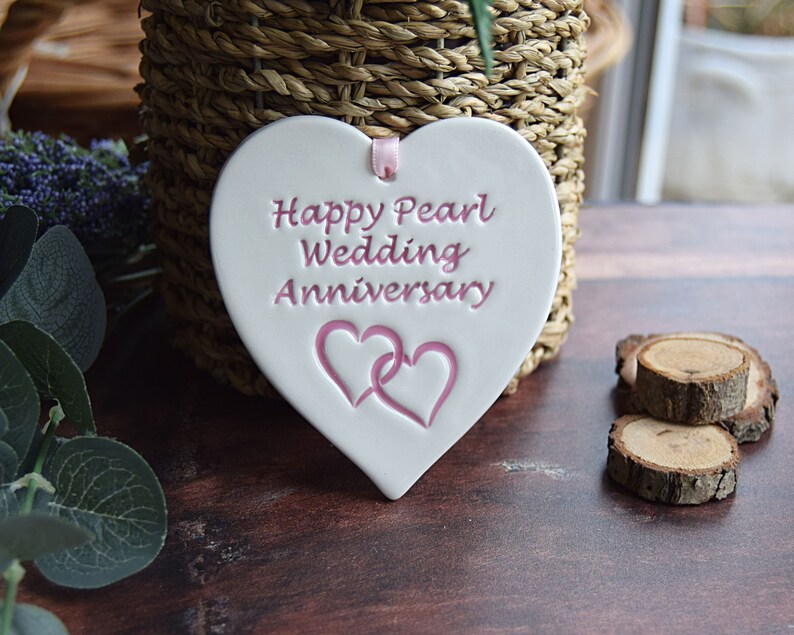 Happy Pearl Wedding Anniversary, 30th Wedding Anniversary Gift ...