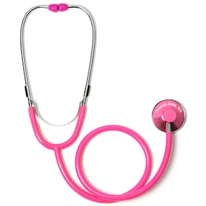 Personalized Custom Single Head Stethoscope Hot Pink Blue Purple or Black