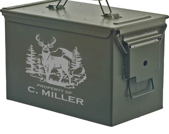 Personalized Five Star Dad Ammo Can - Military Surplus 30 Cal Ammo Box With Custom Text