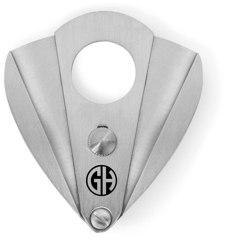Monogram Engraved Stainless Steel Cigar Cutter in Black Silk Etsy