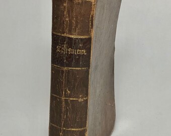 Antiquarian German Bible Der Bibel Neue Testament 1840 Pocket Size Leather