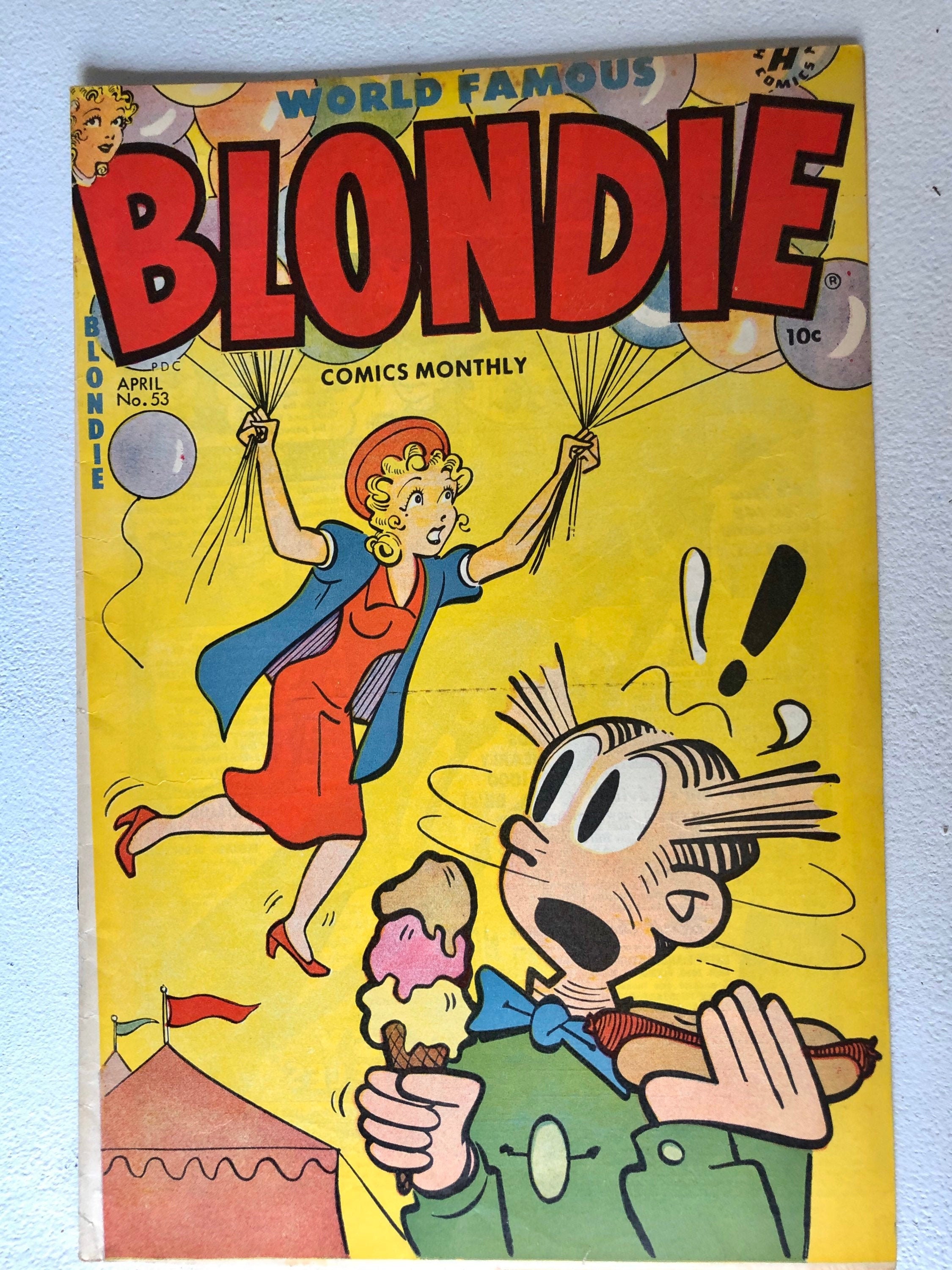 Blondie Bumstead Smoking Cartoon Porn - 1940s Comic Book - Etsy
