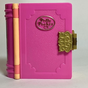 1995 Vintage Polly Pocket Glitter Island Storybook Set