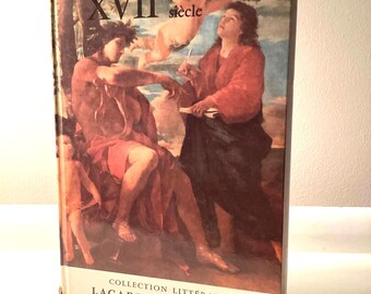 Vintage Collection Litteraire French Book by Lagarde Michaud XVII Siecle Les Grands Auteurs Francais Du Programme Paris Bordas