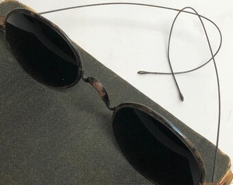 19th Century Ol Sunglasses Antique Spectacle Sunglasses Riding