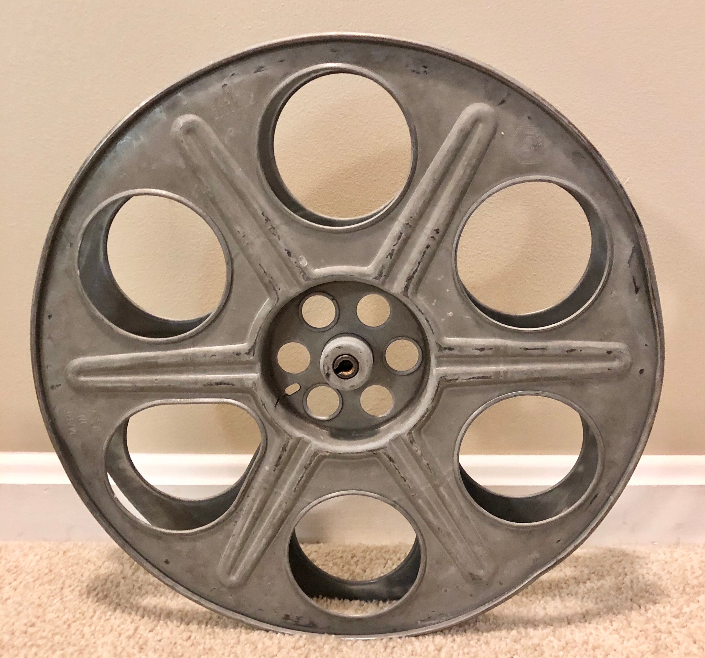 Vintage Industrial Film Reel Movie Theatre Memorabilia Man Etsy