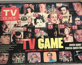 Vintage TV Guide Trivia Game w All Pieces Good Condition Like New