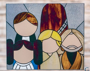 Star Wars Stained Glass Window Cling