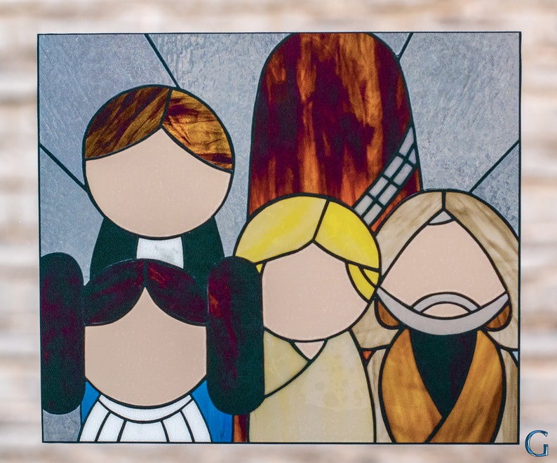 Star Wars Stained Glass Window Cling | Etsy