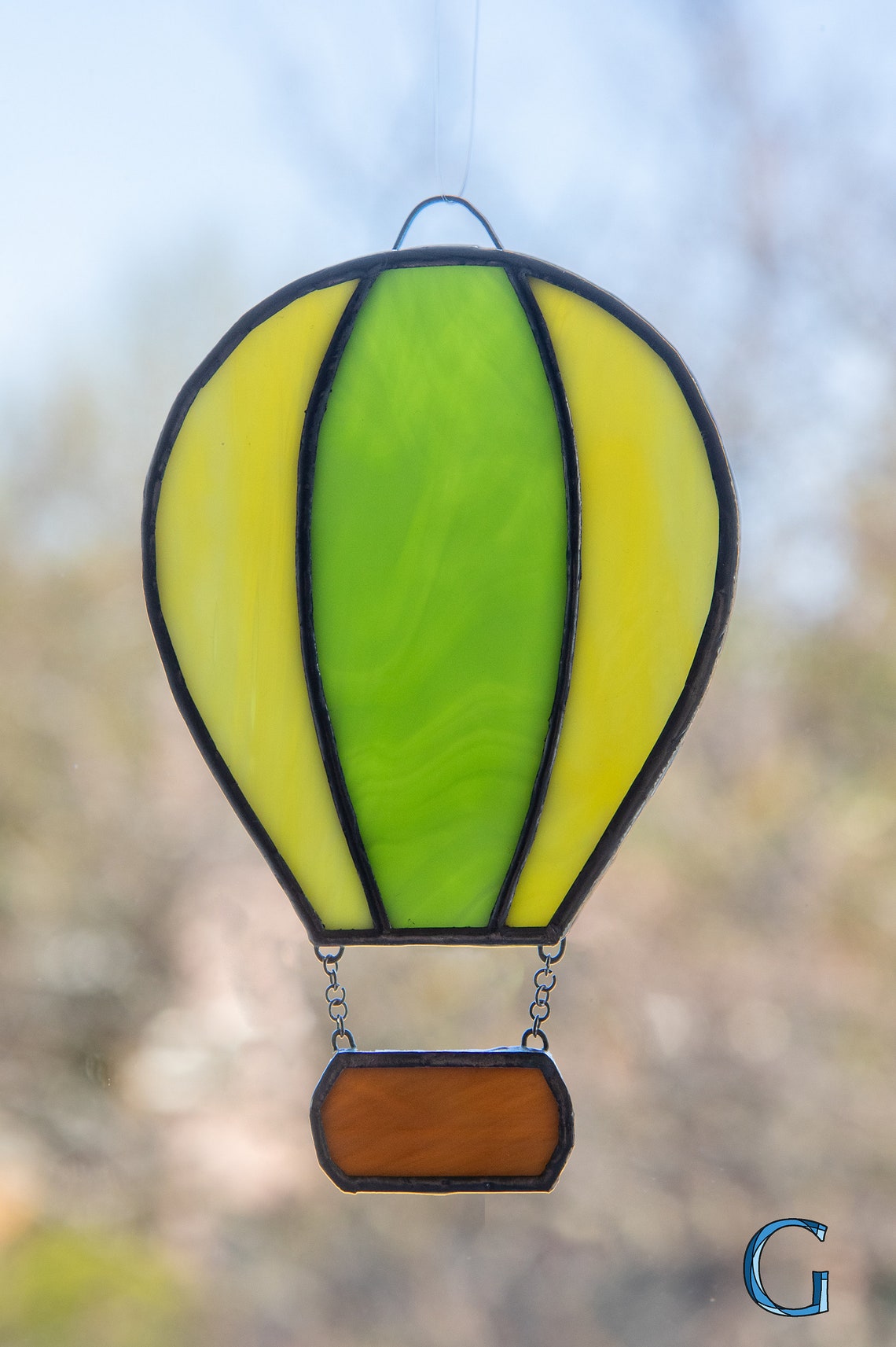 Hot Air Balloon Suncatcher Etsy
